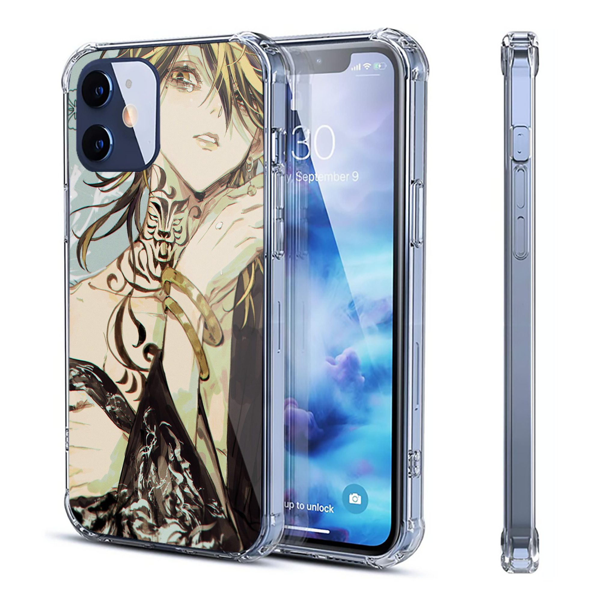 （画像用） 東京リベンジャーズ Tokyo Revengers 【iPhone 12シリーズ対応】透明スマホケース（クリアソフトケース）
